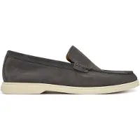 BOSS Ruskindsloafers med præget logo