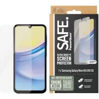 PanzerGlass SAFE. by - Skärmskydd för mobiltelefon - ultrabred passning - glas - för Samsung Galaxy A16, A16 5G