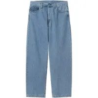 Carhartt WIP - Bukser - Landon Pant Blue Heavy Stone Wash til UnisexBomuld - Størrelse 32 US - Flåde
