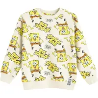 Cool Club Sweatshirt 'SPONGEBOB' beige / brun / gul / hvid