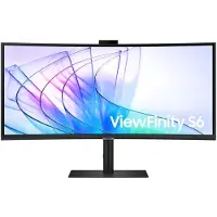 Samsung ViewFinity S6 S34C652VEU - S65VC Series - LED-skærm - kurvet - USB - 34 - 3440 x 1440 UWQHD @ 100 Hz - VA - 350 cd/m² - 3000:1 - HDR10 - 5 ms - HDMI, DisplayPort, USB-C - højtalere - sort