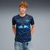 Puma RB Leipzig Special Edition Jersey Men, Clothing, Black/Bluemazing, 3XL
