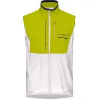 Norrøna - Trail running tøj - Senja Aero90 Vest M Golden Lime Snow White til UnisexNylon - Størrelse M - Grøn