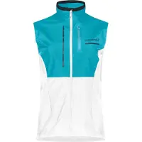 Norrøna - Trail running tøj dame - Senja Aero90 Vest W Brittany Blue Snow White til UnisexNylon - Størrelse S - Blå