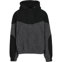 Urban Classics Pullover 'Weavy' mørkegrå / sort