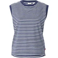 Levi's Overdel 'Boxy Tank Top' navy / hvid