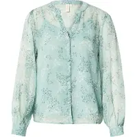ONLY Bluse 'ONLTessa Eliza' mint / jade / hvid