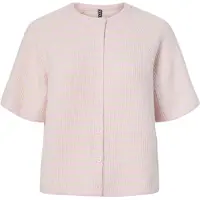 Pieces Cardigan 'PCMalou' pastelgul / lyserød