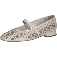 Caprice Ballerina, yellow, made of Leather with Trapeze heel, Size 41