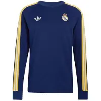 Adidas Funktionsskjorte 'REAL' mørkeblå / gul / hvid