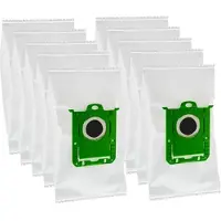 Premium Støvsugerposer, syntetfiber, 10stk. + motorfilter DU12190-2 Modsvarer: E201