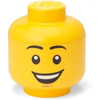 LEGO STORAGE HEAD (SMALL) - HAPPY BOY