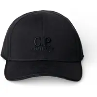 C.P. Company C.P. Companytil mænd. 20CMAC048A006288A Gabardine-kasket sort (OSFA), Casual, Bomuld