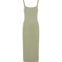 Urban Classics Basic Long Cotton Jersey ærmeløs Kjole