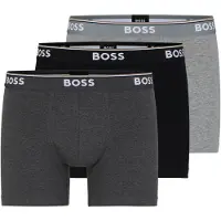 BOSS Boksershorts 'Power' grå / mørkegrå / sort