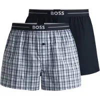 BOSS Boksershorts 'Nos' lyseblå / mørkeblå / hvid