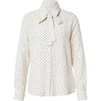 Seidensticker Bluse 'The Statement Prints' elfenben / sort