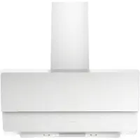 Silverline MILANO SL 3490-90 HV - Hætte - skorsten vinklet - bredde: 89.6 cm - dybde: 39 cm - udtrækning og recirkulation (-) - uden motor - hvid