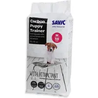 Savic Puppy Trainer Pads med aktivt kul - Medium: L 45 x B 30 cm, 50 stk.