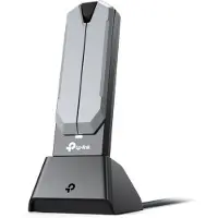 TP-LINK Archer TBE400UH, Kabel & trådløs, USB, WLAN, Wi-Fi 7 (802.11be), 2882 Mbit/s, Grå