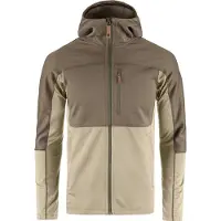 Fjällräven - Vandretøj - Abisko Trail Fleece M Fossil Suede Brown til UnisexUld - Størrelse S - Beige