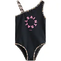 SmALLSAINTS Badedragt beige / neonpink / sort