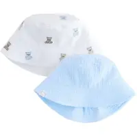 Next Hat lyseblå / choko / hvid