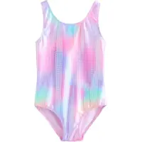 Next Badedragt aqua / lavendel / abrikos / lys pink