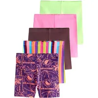 Next Leggings lysegrøn / aubergine / mørkelilla / orange / lyserød