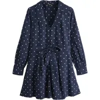 Next Blusekjole navy / hvid