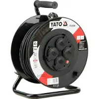 YATO 40m 3 x 1.5mm2 drum extension cable IP44 81054