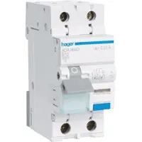 Hager Kombiafbryder Automatsikring/HPFI C 13A 1P+N, 30 mA, ADA963G