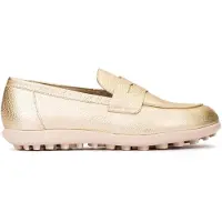 Wonders Wonderstil kvinder. A-5001_5432_7285 Flyfit 01 læderloafers i guld (41), Guldfarvet, Fast, Ingen, Casual