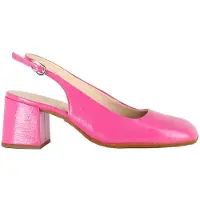 Wonders Wonderstil kvinder. H-6801_2024_10751 Anila 01 lyserøde lædersko (37), 5-8 cm, Spænder, Casual, Party, Pink, Patentlæder