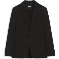 BOSS Slim fit jakke i bæk og bølge af bomuld med stræk