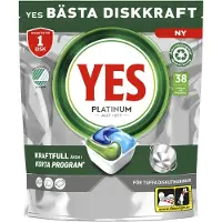 Yes Platinum All in One Maskinopvask 38 stk.