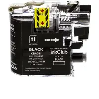 Inkclub Blækpatron sort, 1.200 sider KBA081 Modsvarer: LC227XLBK