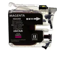 Inkclub Blækpatron magenta, erstatter Brother LC125XL-M KBA066 Modsvarer: LC125XLM