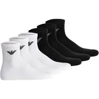 Emporio Armani Sportssokker sort / hvid