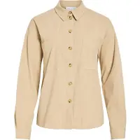 Vila Bluse lysebrun