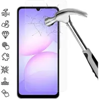 Mtp Products Samsung Galaxy A07 5G Skærmbeskyttelse Hærdet Glas - 9H - Case Friendly - Gennemsigtig