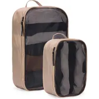 Thule packing cube - Taskesæt til tøj - nylon - gentle beige