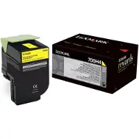 Lexmark 700H4 Tonerkassette Gul