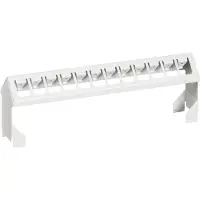 LAURITZ KNUDSEN Actassi/IHC Net Patchpanel 13xIM 12xRJ45 til DIN-skinne