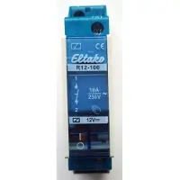 Eltako R12-100-12V DC Kontaktrelæ Nominel spænding: 12 V Brydestrøm (max.): 8 A 1 x sluttekontakt 1 stk