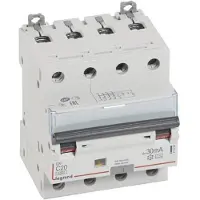 Legrand Kombiafbryder DX3 Automatsikr/HPFI C 20A 30mA 4P 6/10kA type A