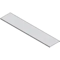 Wibe Låg t/kabelbakke 100x0,8mm FZS 2m - (2 meter)