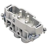 Harting HAN Com stik, indsats type 16B hanstik skrueterminal maks 16 mm², 80A 4 + 2 polet