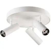SG ARMATUREN A/S Væg/Loftarmatur Tube Micro Trio LED 18W, 2700K, 930 lumen, hvid