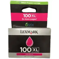 Lexmark Blækpatron magenta No 100XL, High Yield - 600 sider